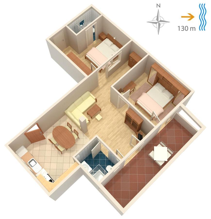 Apartment Supetarska Draga - Donja 2013B Exteriör bild